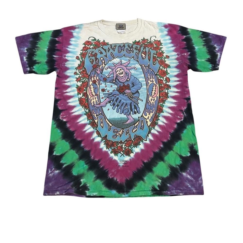 Liquid Blue Grateful Dead Tie‎ Dye ShirtSeasons Endless Tour Medium Vintage 1993